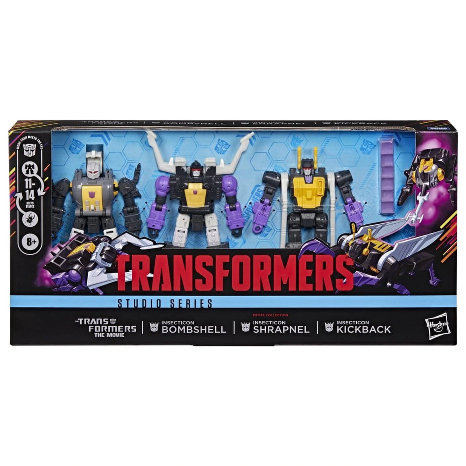 The Transformers: The Movie Studio Series Deluxe Class Akční figurka balení 3 kusů Insecticon Bombshell, Shrapnel & Kickback 14 cm fotografii produktu