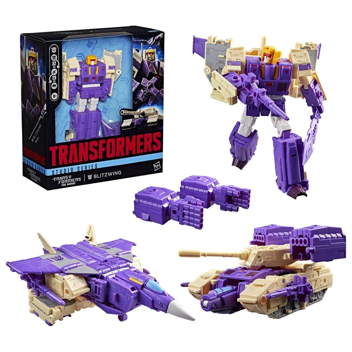 The Transformers: The Movie Studio Series Leader Class Akční figurka Blitzwing 18 cm fotografii produktu