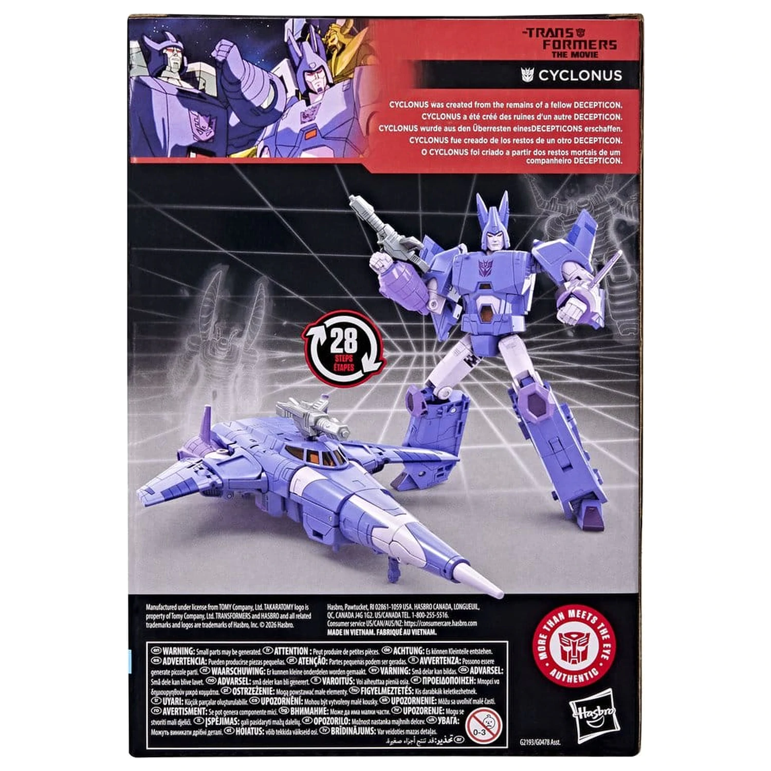 The Transformers: The Movie Studio Series Voyager Class akční figurka Cyclonus 20 cm fotografii produktu