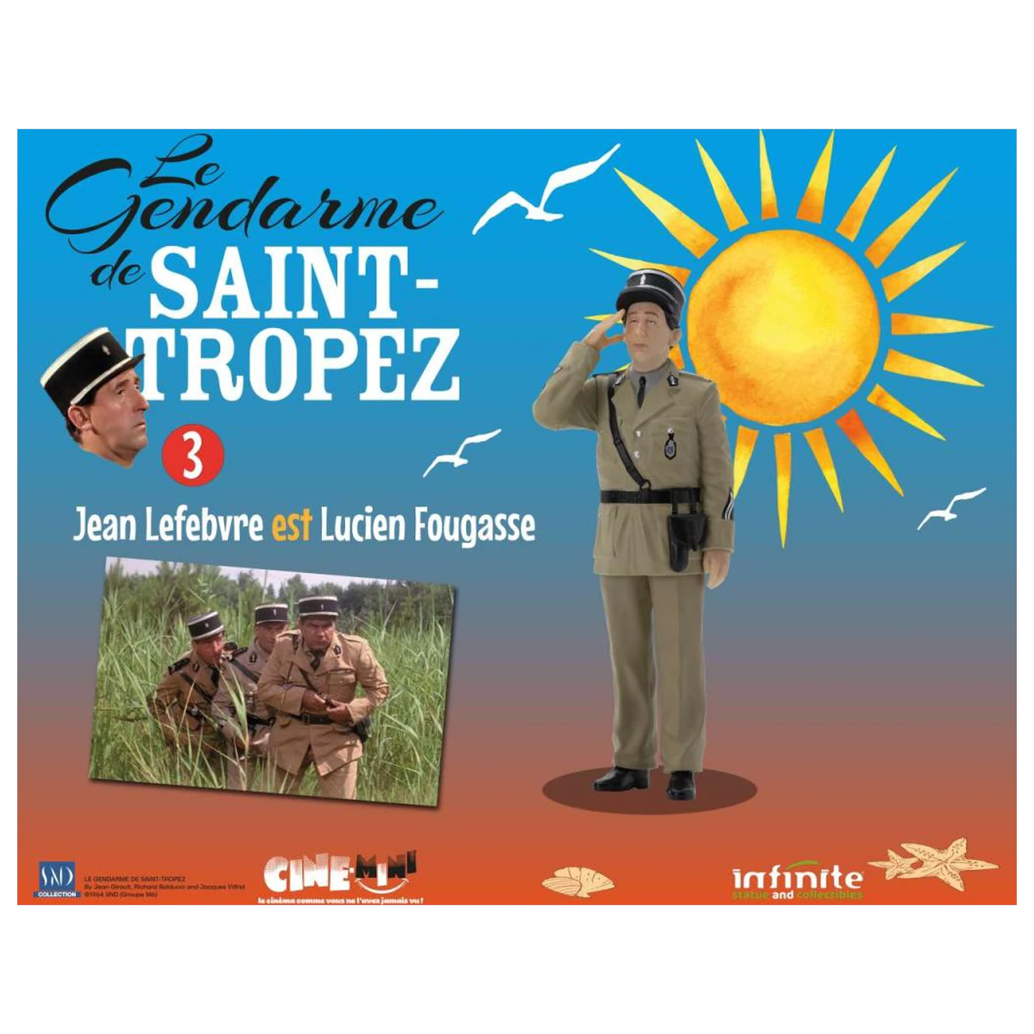 The Troops of St. Tropez Lucien Fougasse Figurka 10cm fotografii produktu