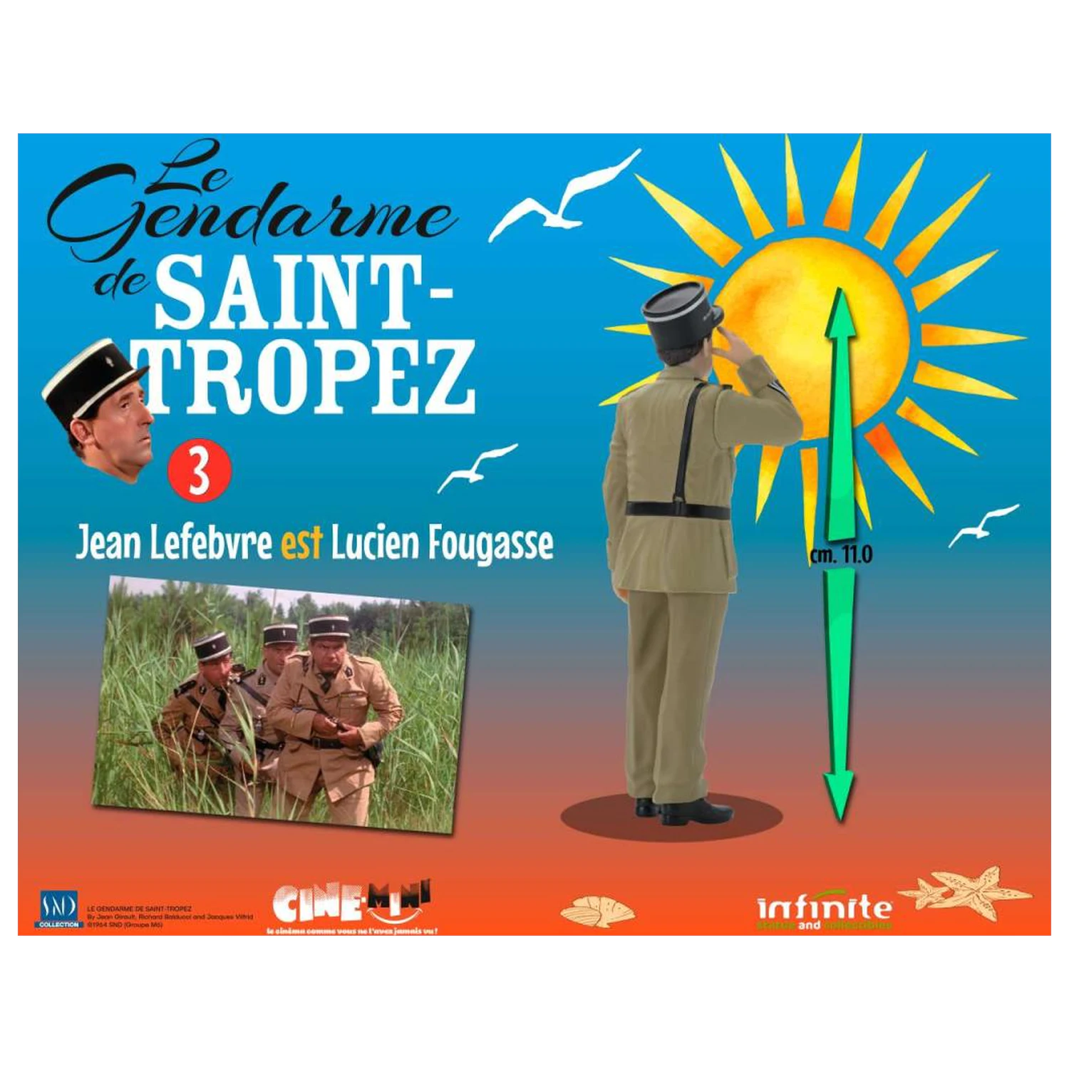 The Troops of St. Tropez Lucien Fougasse Figurka 10cm fotografii produktu