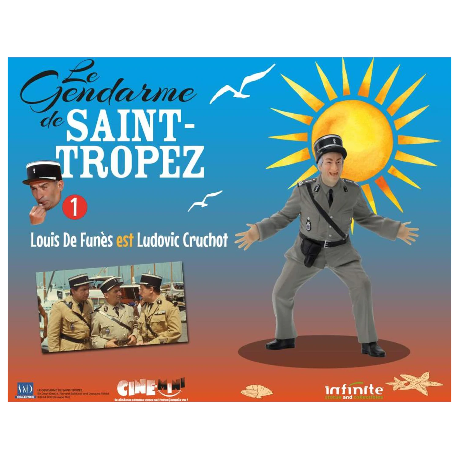 The Troops of St. Tropez Ludovic Cruchot Figurka 10cm fotografii produktu