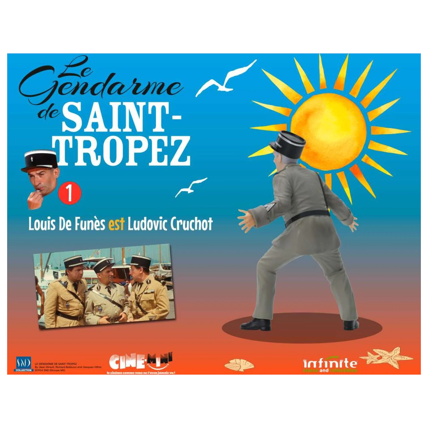 The Troops of St. Tropez Ludovic Cruchot Figurka 10cm fotografii produktu