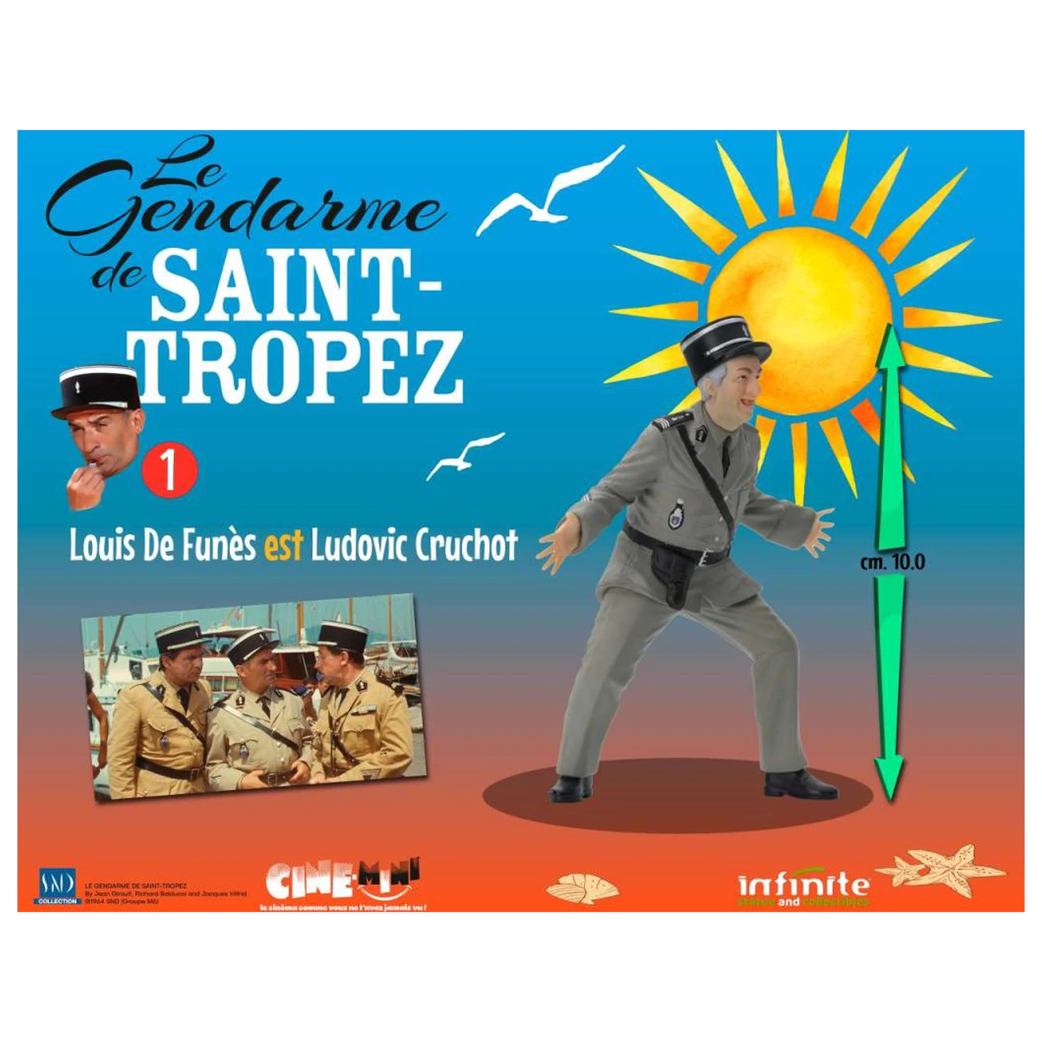 The Troops of St. Tropez Ludovic Cruchot Figurka 10cm fotografii produktu