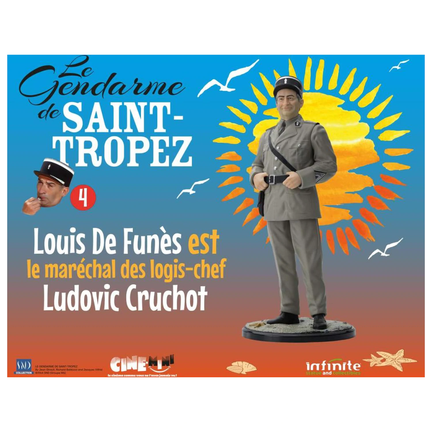The Troops of St. Tropez Ludovic Cruchot Figurka 16 cm fotografii produktu