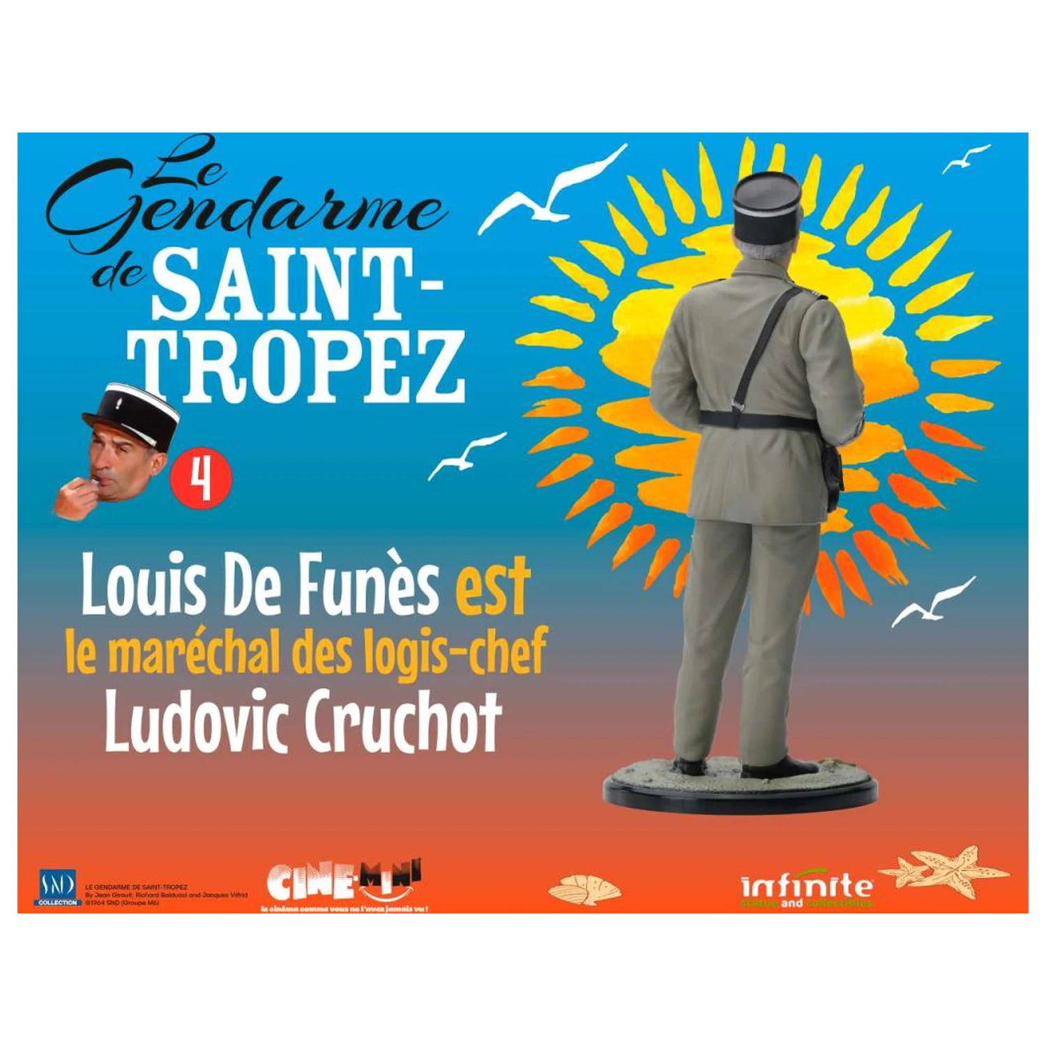 The Troops of St. Tropez Ludovic Cruchot Figurka 16 cm fotografii produktu
