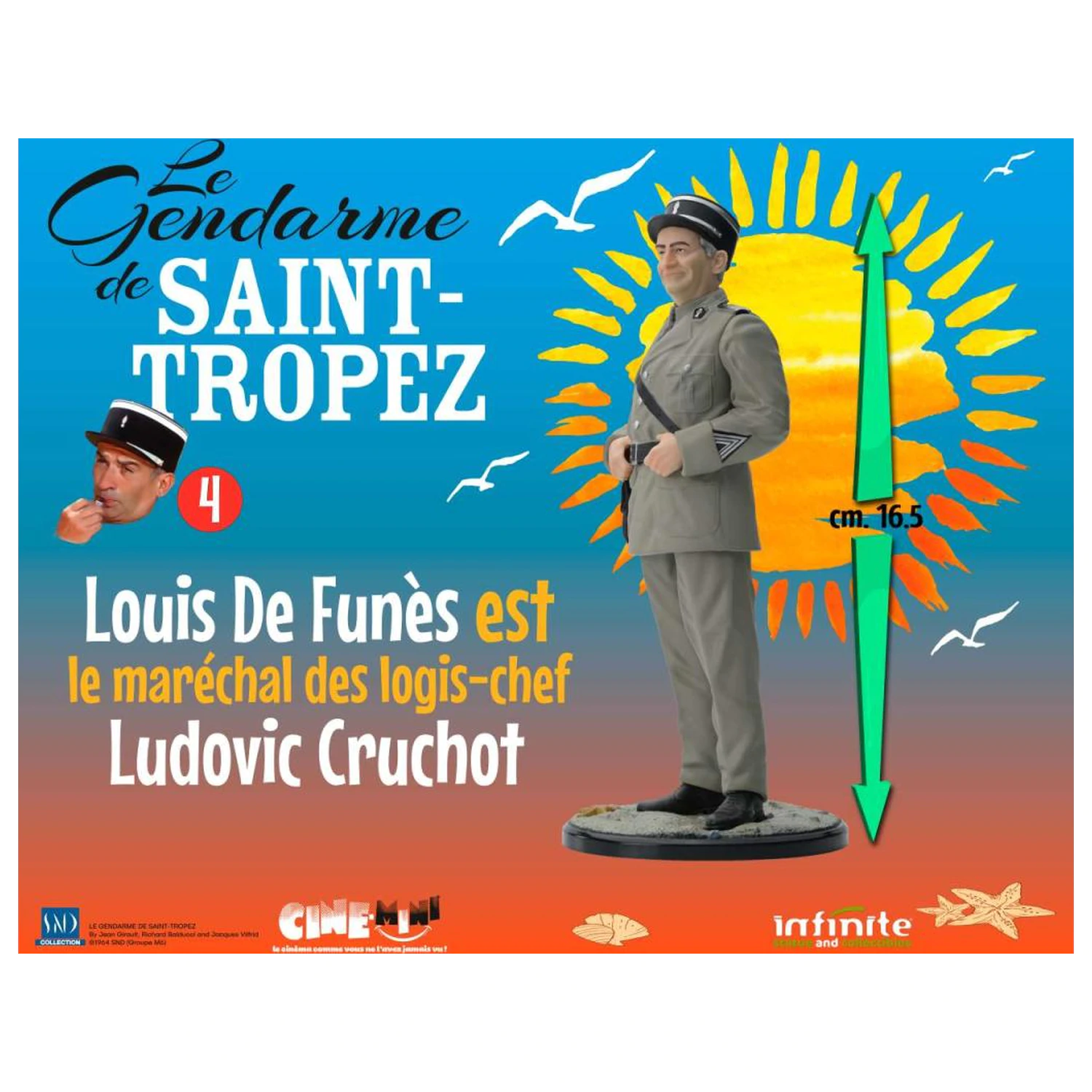 The Troops of St. Tropez Ludovic Cruchot Figurka 16 cm fotografii produktu