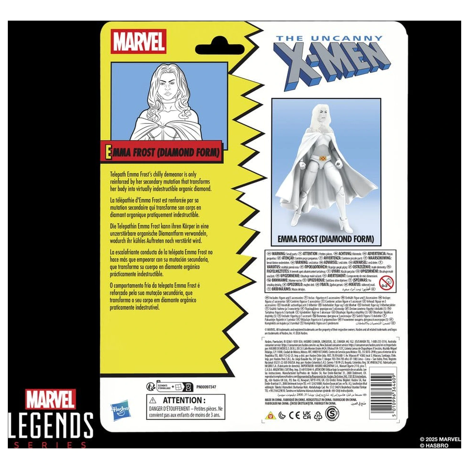 The Uncanny X-Men Marvel Legends akční figurka Emma Frost (Diamond Form) 15 cm fotografii produktu
