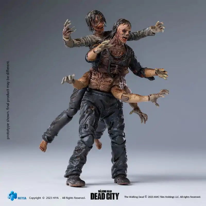 The Walking Dead Exquisite Mini akční figurka 1/18 Dead City Walker King 11 cm fotografii produktu