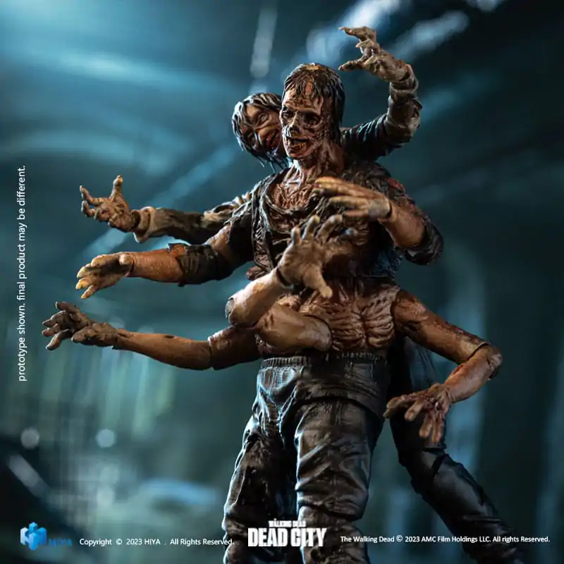 The Walking Dead Exquisite Mini akční figurka 1/18 Dead City Walker King 11 cm fotografii produktu