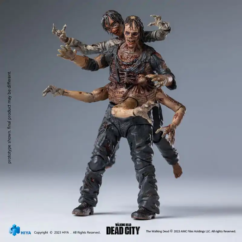 The Walking Dead Exquisite Mini akční figurka 1/18 Dead City Walker King 11 cm fotografii produktu