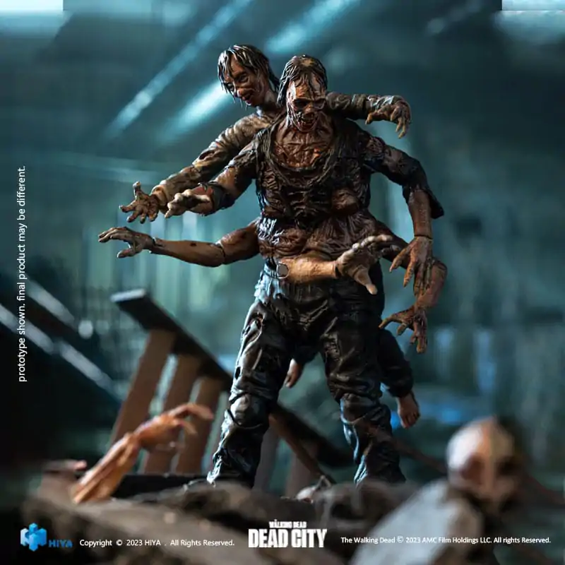 The Walking Dead Exquisite Mini akční figurka 1/18 Dead City Walker King 11 cm fotografii produktu