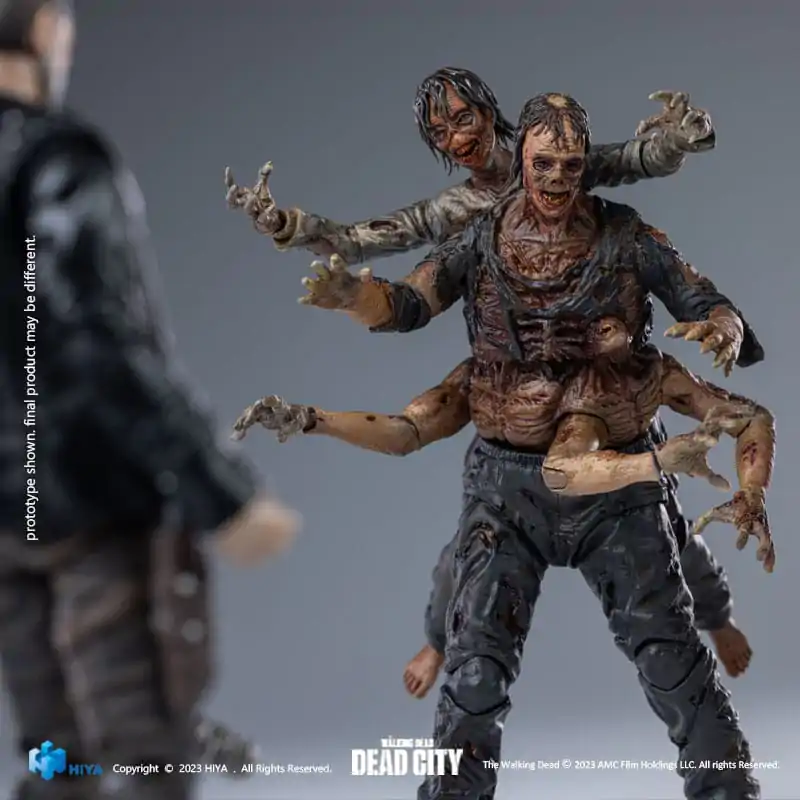 The Walking Dead Exquisite Mini akční figurka 1/18 Dead City Walker King 11 cm fotografii produktu