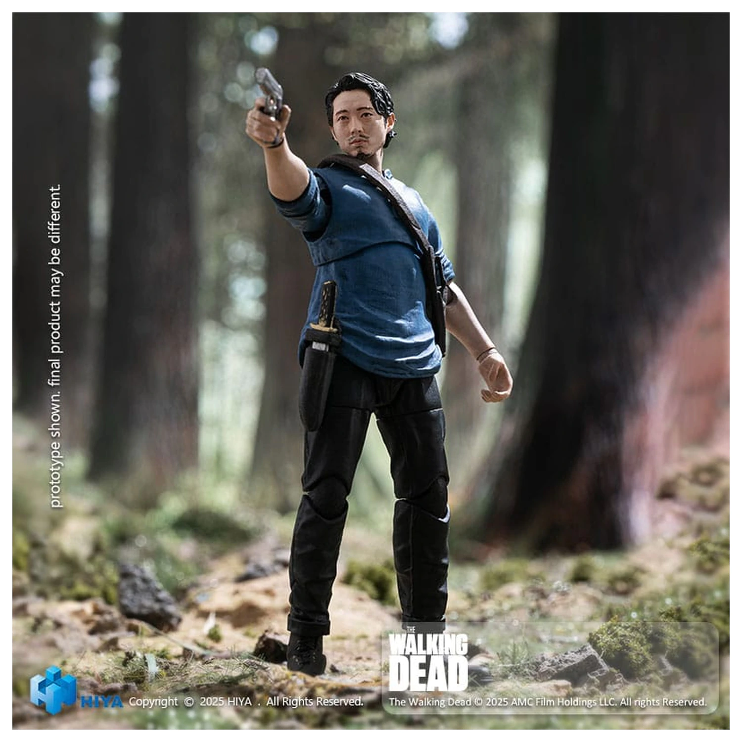 The Walking Dead Exquisite Mini Series akční figurka 1/18 Glenn 11 cm fotografii produktu