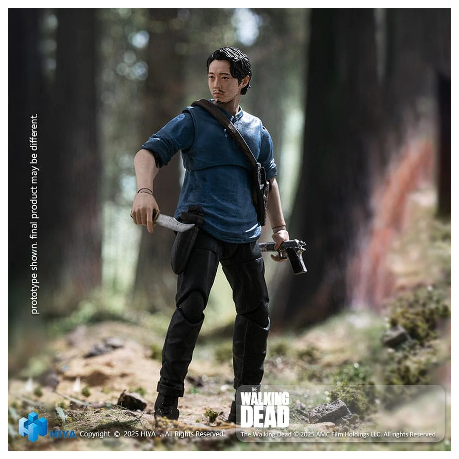 The Walking Dead Exquisite Mini Series akční figurka 1/18 Glenn 11 cm fotografii produktu