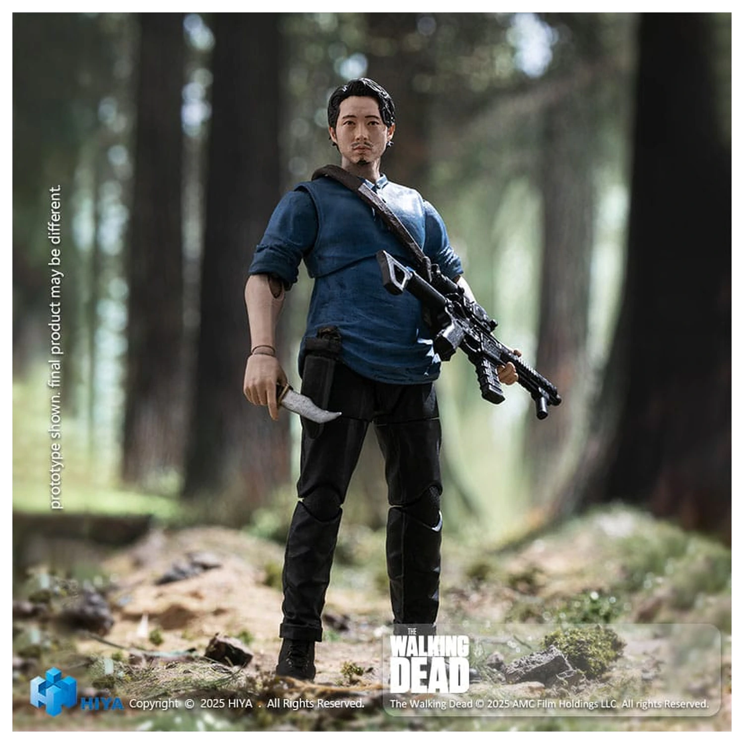 The Walking Dead Exquisite Mini Series akční figurka 1/18 Glenn 11 cm fotografii produktu