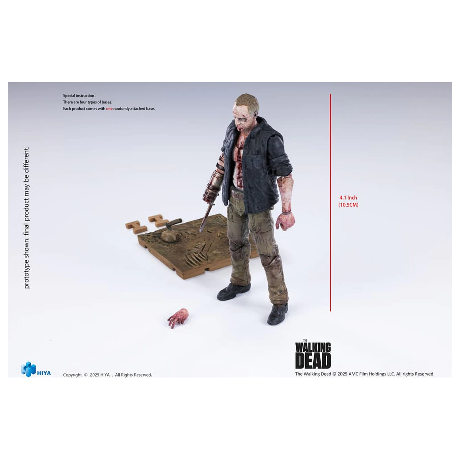 The Walking Dead Exquisite Mini Series Akční figurka 1/18 Merle 11 cm fotografii produktu