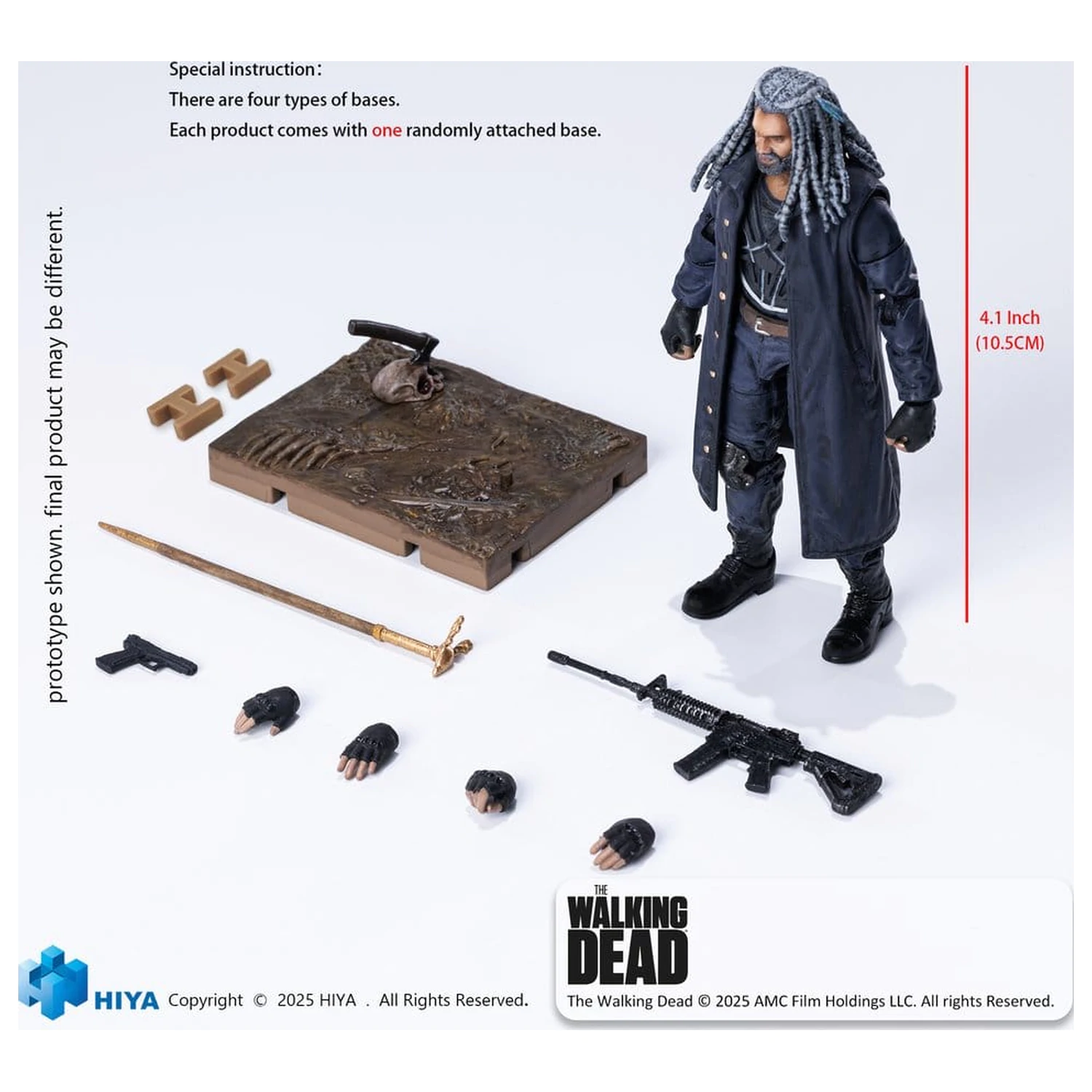 The Walking Dead Exquisite Mini Series akční figurka 1/18 Ezekiel 11 cm fotografii produktu