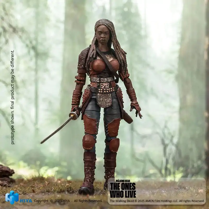 The Walking Dead: The Ones Who Lived Exquisite Mini akční figurka 1/18 Michonne 10 cm fotografii produktu