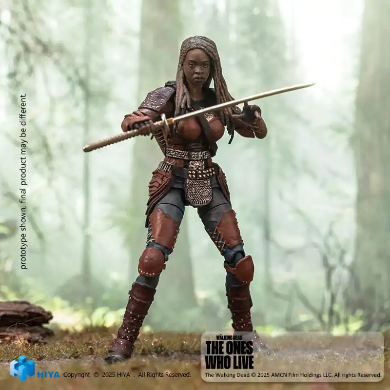 The Walking Dead: The Ones Who Lived Exquisite Mini akční figurka 1/18 Michonne 10 cm fotografii produktu