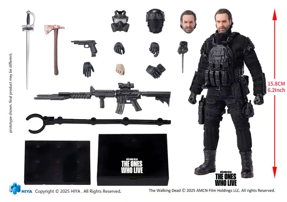 The Walking Dead: The Ones Who Lived Exquisite Super Series Akční figurka 1/12 Rick 16 cm fotografii produktu