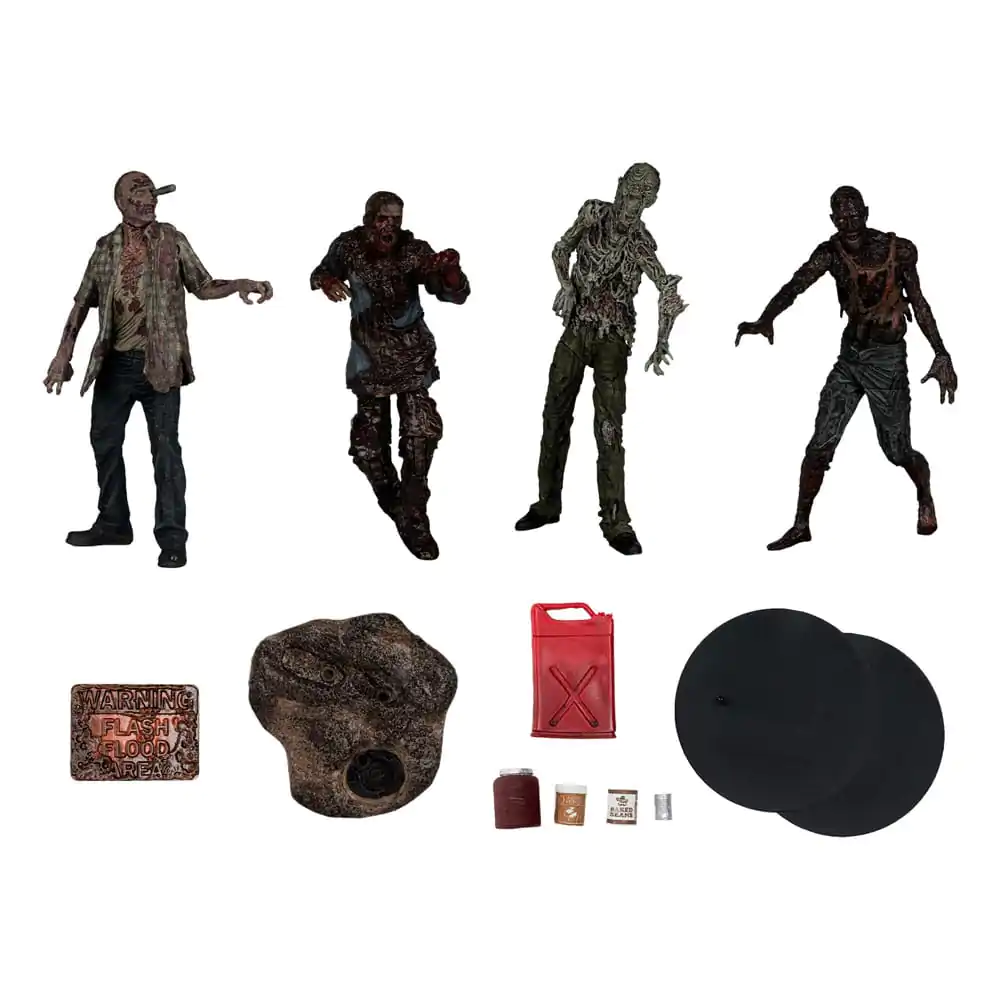 The Walking Dead Action Figures 4-Pack Walkers 13 cm Akční figurky fotografii produktu