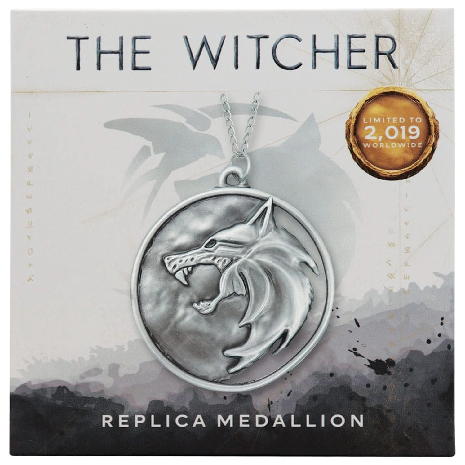 The Witcher Replika 1/1 Náhrdelník Geraltův Medailon fotografii produktu