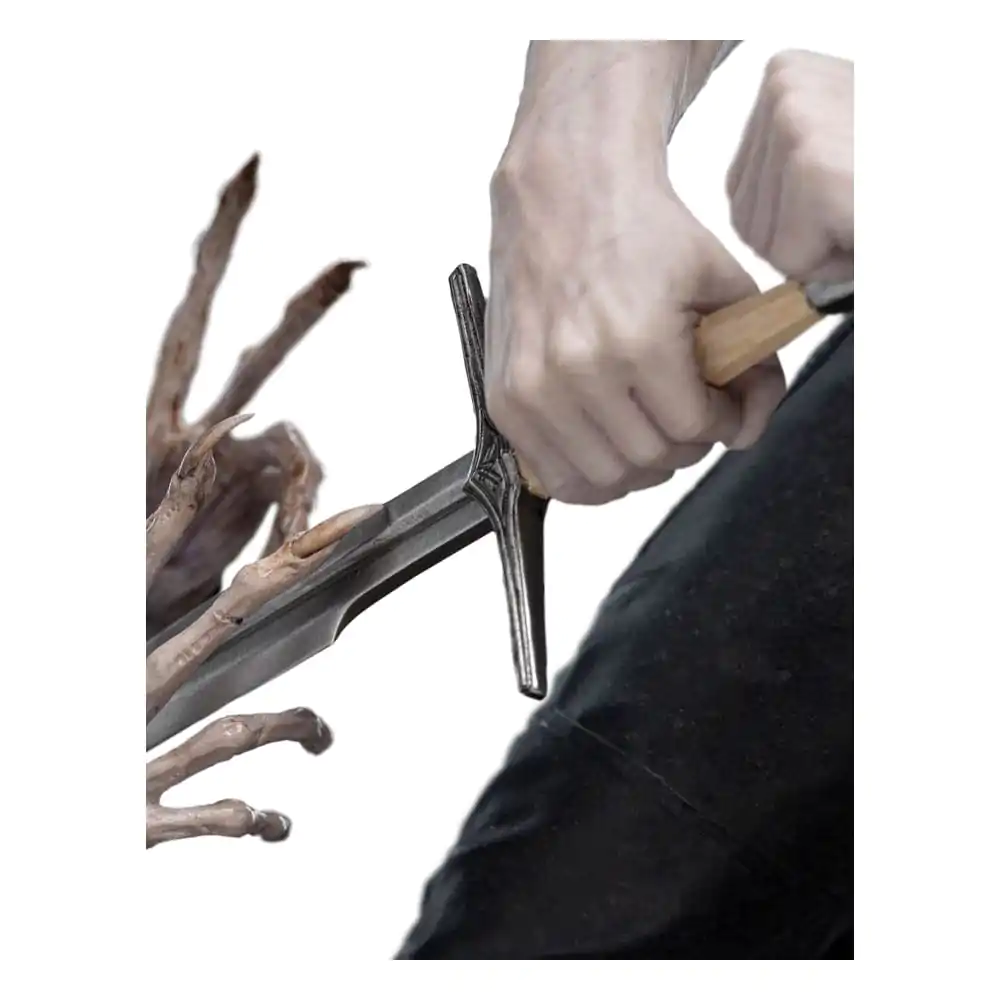 The Witcher Socha 1/4 Geralt Bílý Vlk 51 cm fotografii produktu