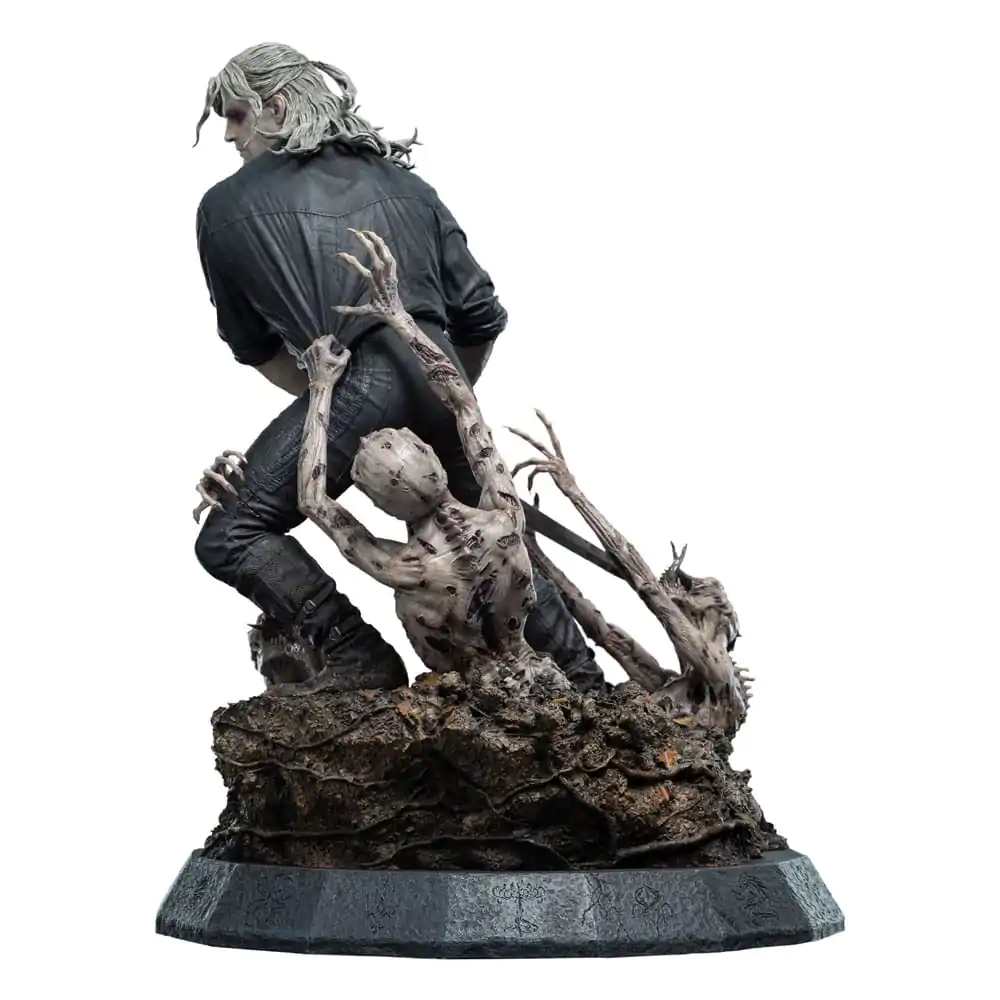 The Witcher Socha 1/4 Geralt Bílý Vlk 51 cm fotografii produktu