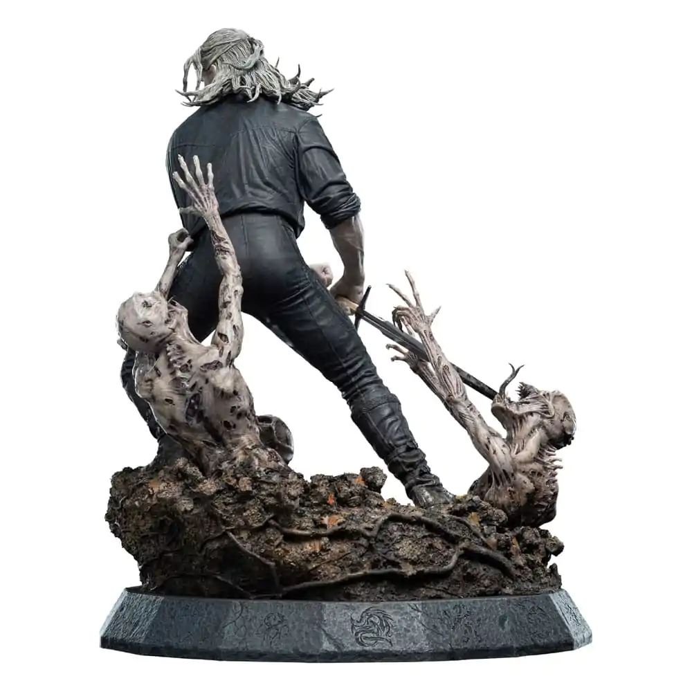 The Witcher Socha 1/4 Geralt Bílý Vlk 51 cm fotografii produktu