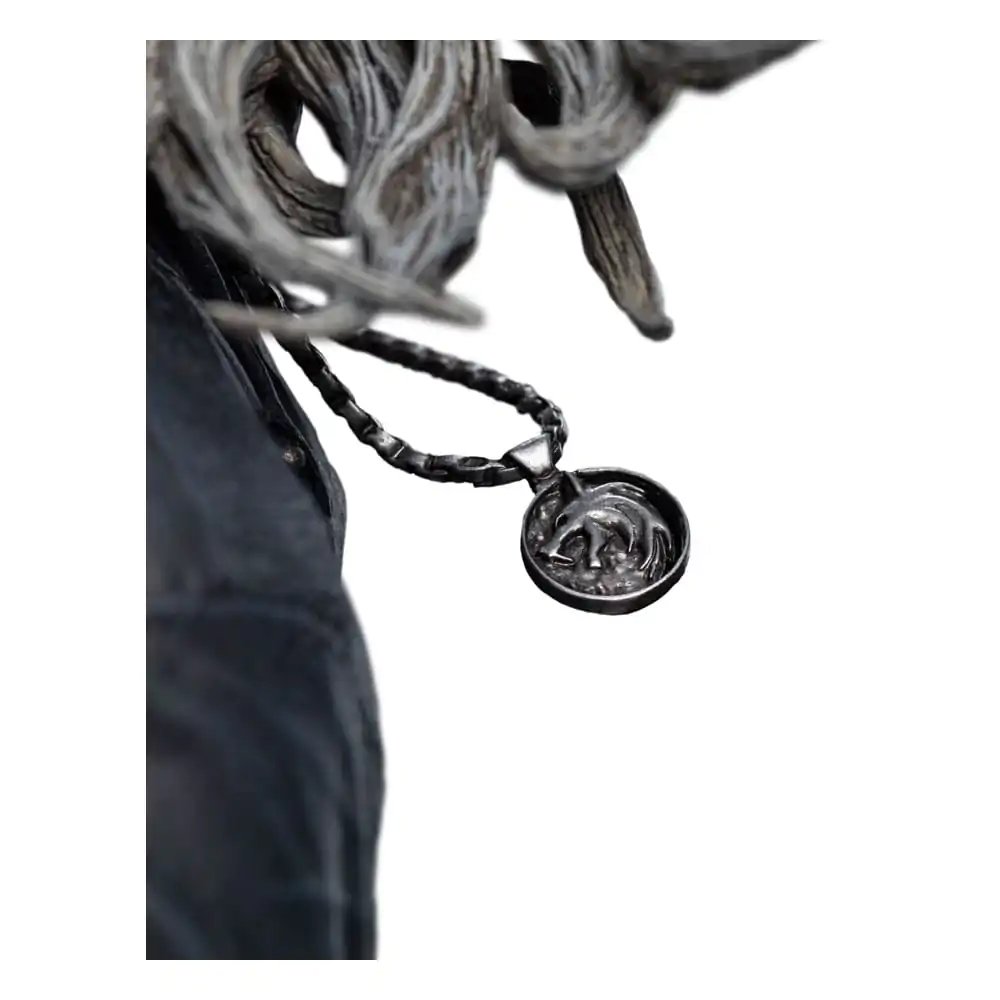 The Witcher Socha 1/4 Geralt Bílý Vlk 51 cm fotografii produktu