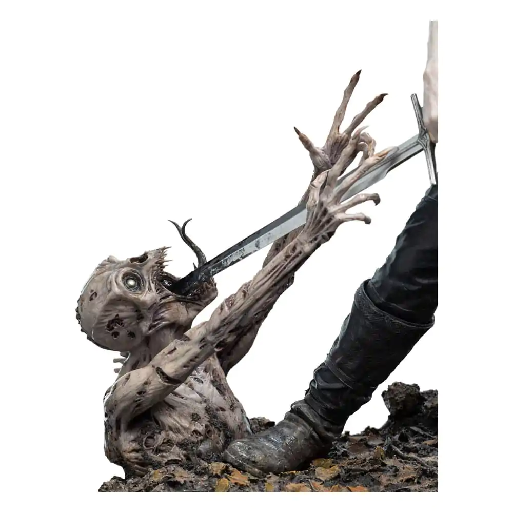 The Witcher Socha 1/4 Geralt Bílý Vlk 51 cm fotografii produktu