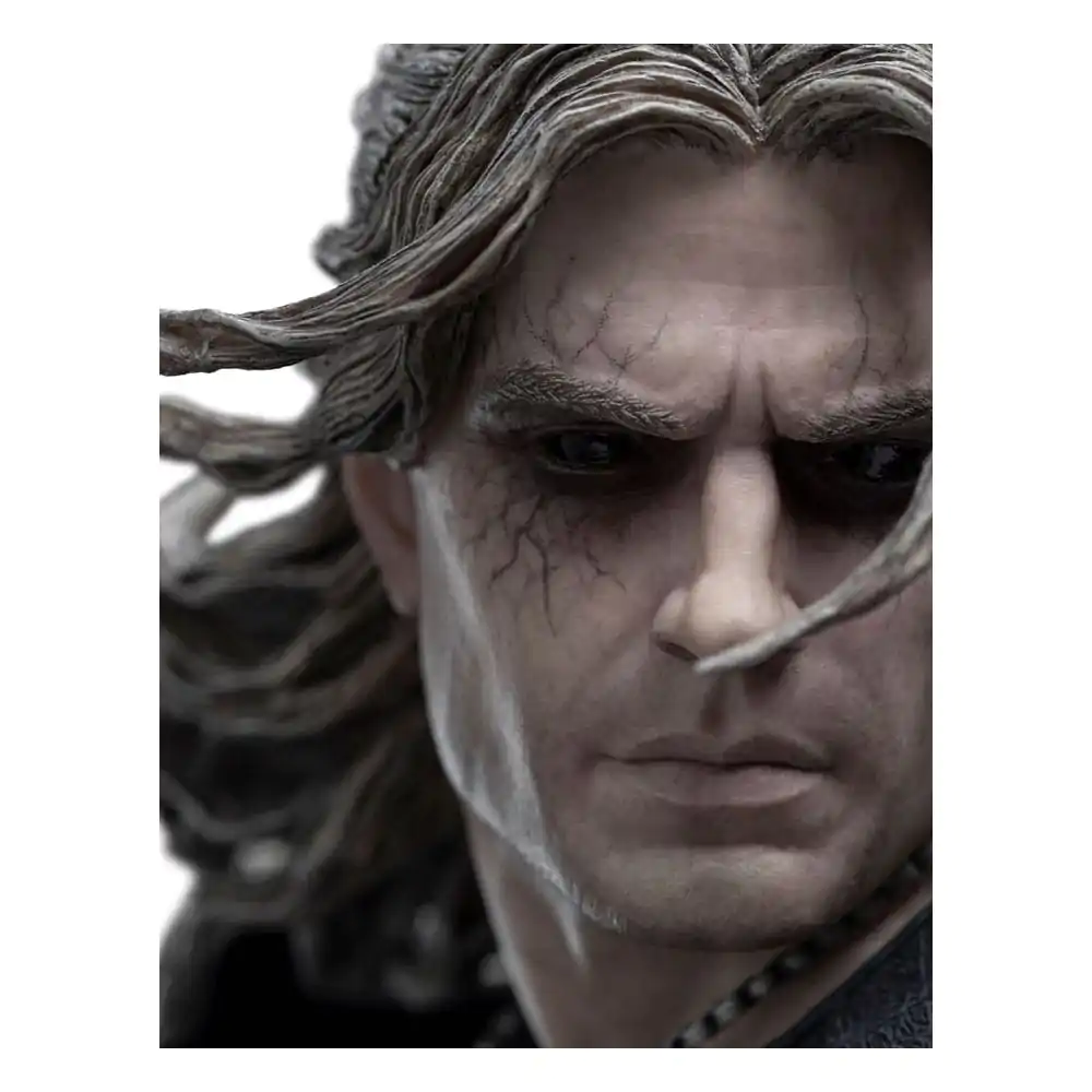 The Witcher Socha 1/4 Geralt Bílý Vlk 51 cm fotografii produktu
