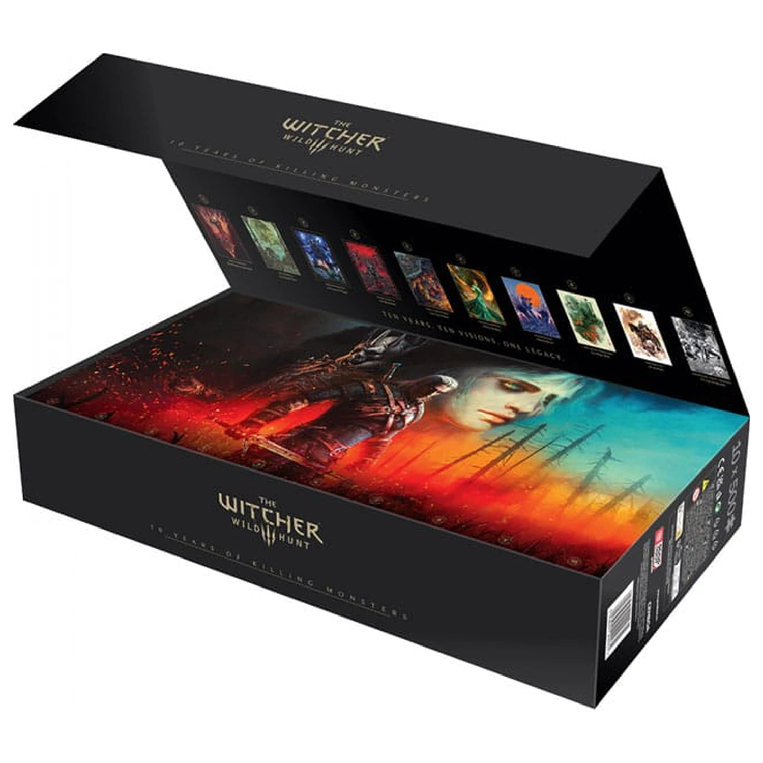 The Witcher Puzzles 10-Pack 10th Anniversary Kolekce Puzzle (500 dílků) fotografii produktu