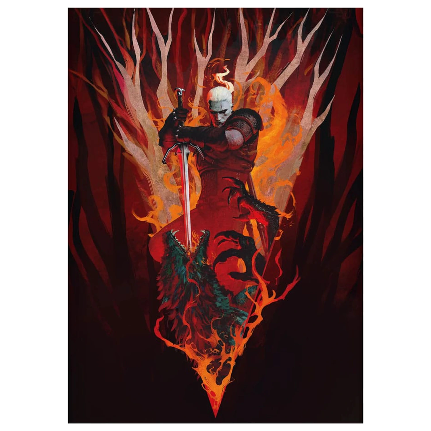The Witcher Puzzles 10-Pack 10th Anniversary Kolekce Puzzle (500 dílků) fotografii produktu