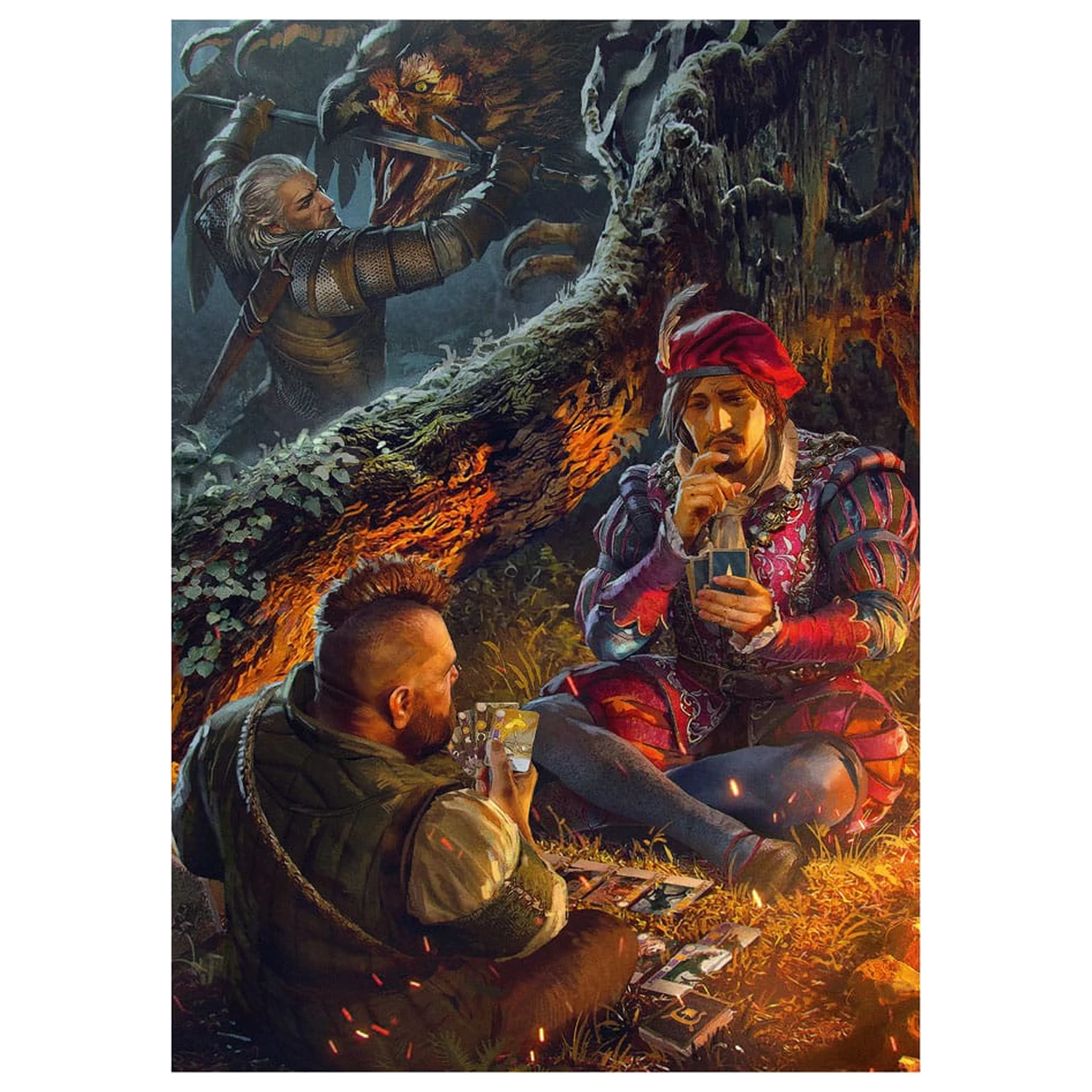 The Witcher Puzzles 10-Pack 10th Anniversary Kolekce Puzzle (500 dílků) fotografii produktu