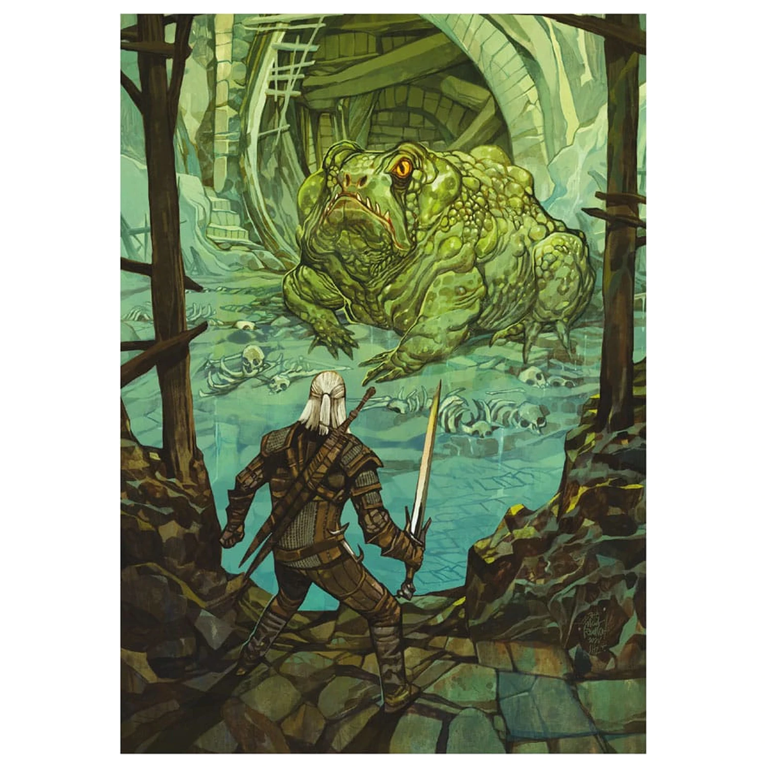The Witcher Puzzles 10-Pack 10th Anniversary Kolekce Puzzle (500 dílků) fotografii produktu