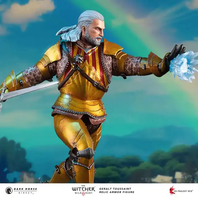 The Witcher 3 PVC Soška Geralt Toussaint Relic Armor 20 cm fotografii produktu