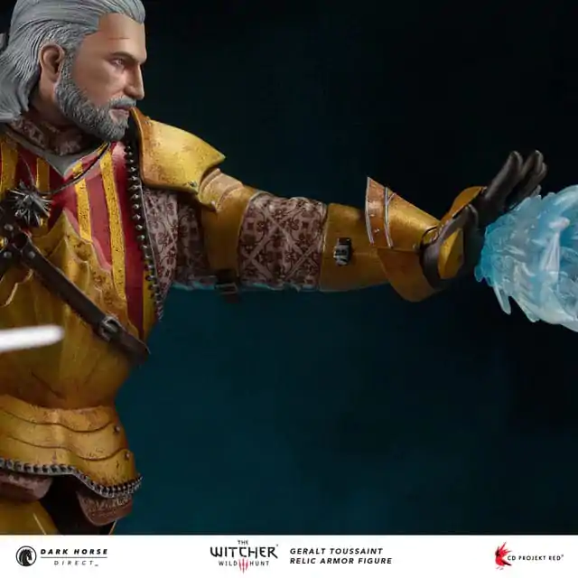 The Witcher 3 PVC Soška Geralt Toussaint Relic Armor 20 cm fotografii produktu