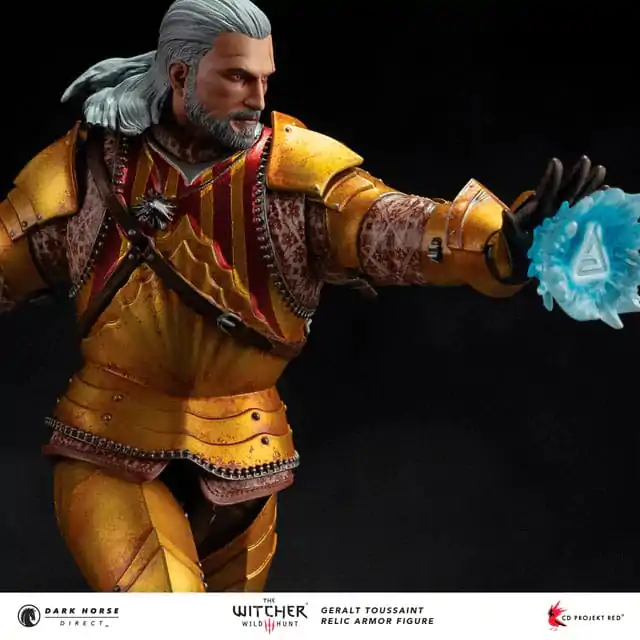 The Witcher 3 PVC Soška Geralt Toussaint Relic Armor 20 cm fotografii produktu