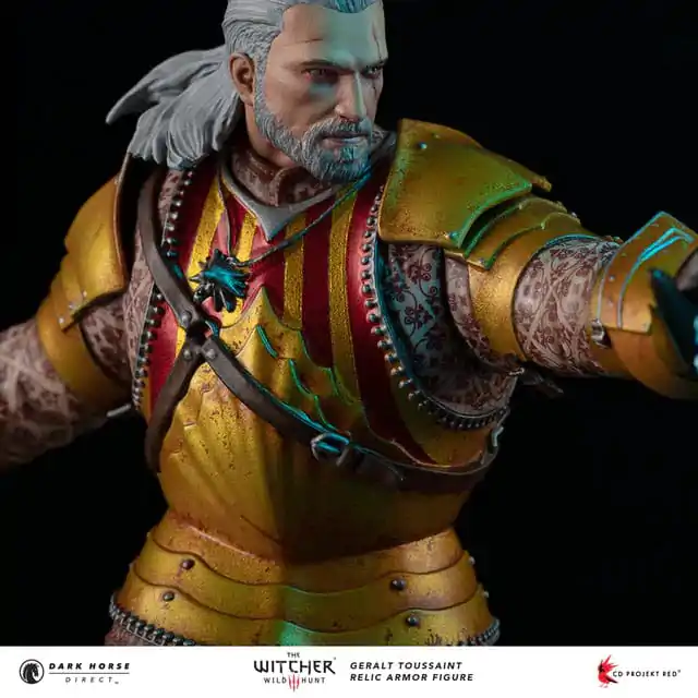 The Witcher 3 PVC Soška Geralt Toussaint Relic Armor 20 cm fotografii produktu