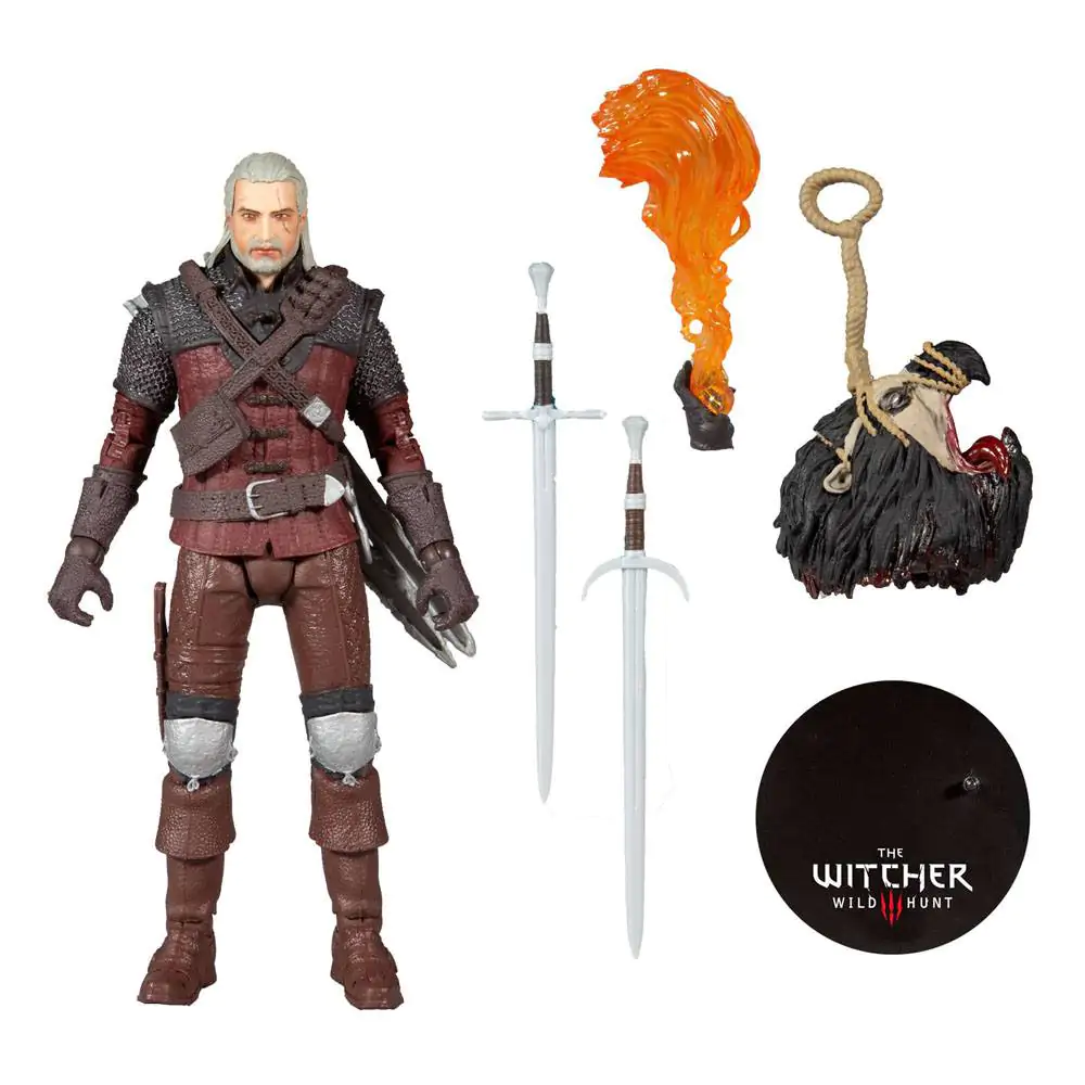 The Witcher 3: Wild Hunt Akční figurka Geralt z Rivie (Vlčí zbroj) 18 cm fotografii produktu