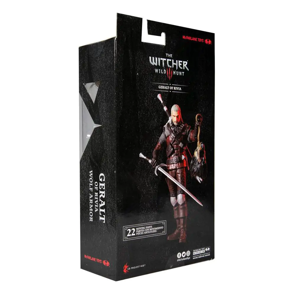 The Witcher 3: Wild Hunt Akční figurka Geralt z Rivie (Vlčí zbroj) 18 cm fotografii produktu