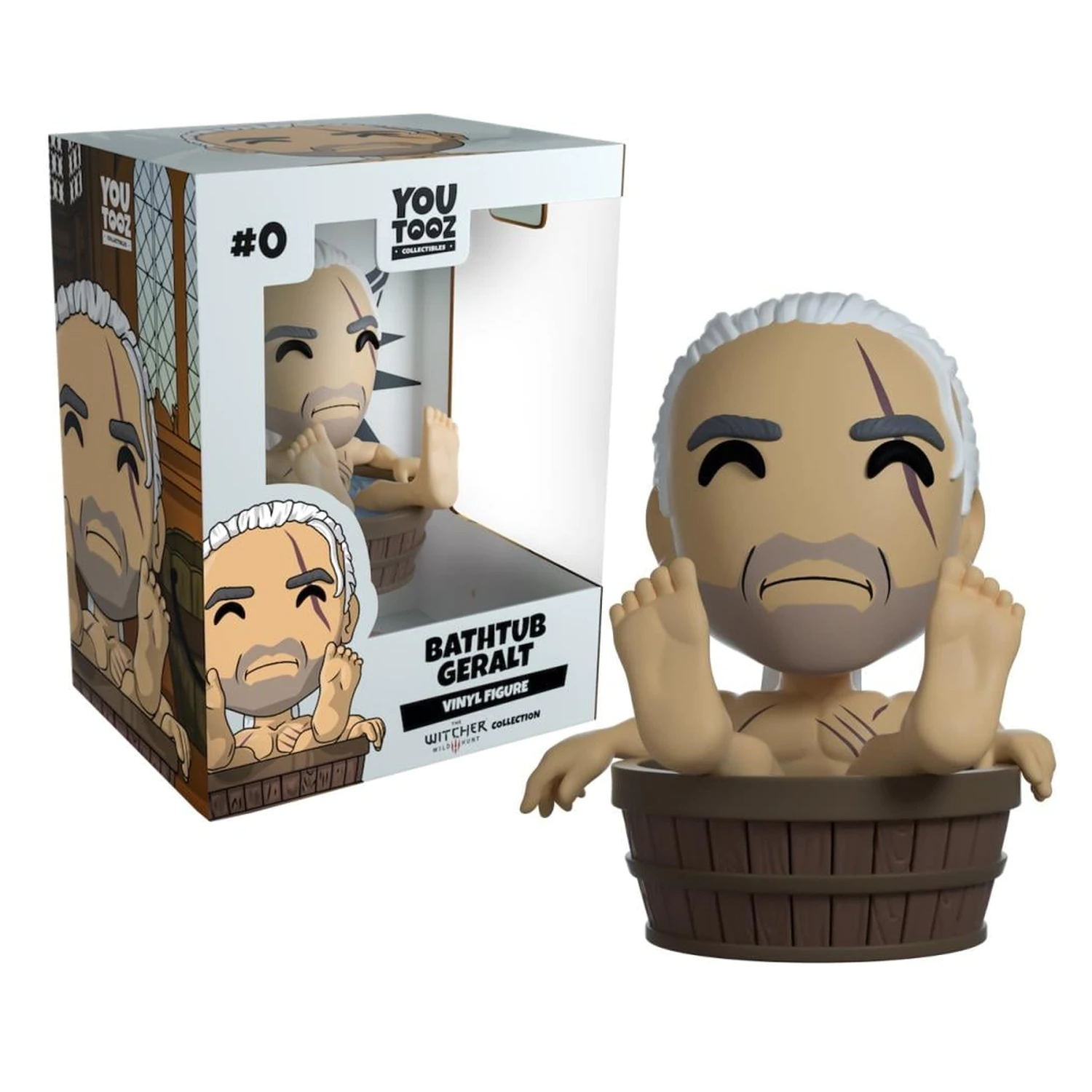 Figurka The Witcher Bathtub Geralt Youtooz 8 cm fotografii produktu