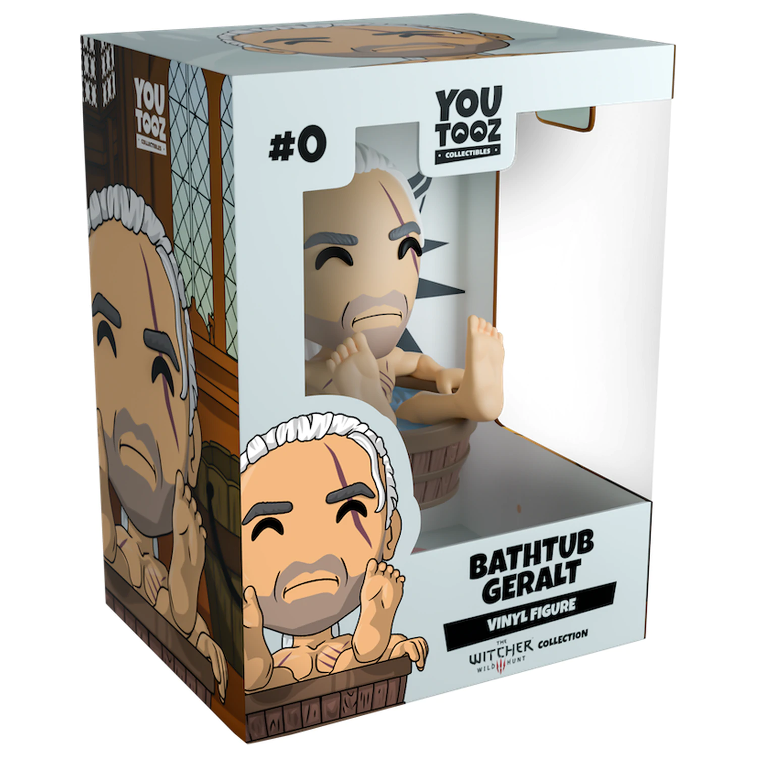 Figurka The Witcher Bathtub Geralt Youtooz 8 cm fotografii produktu