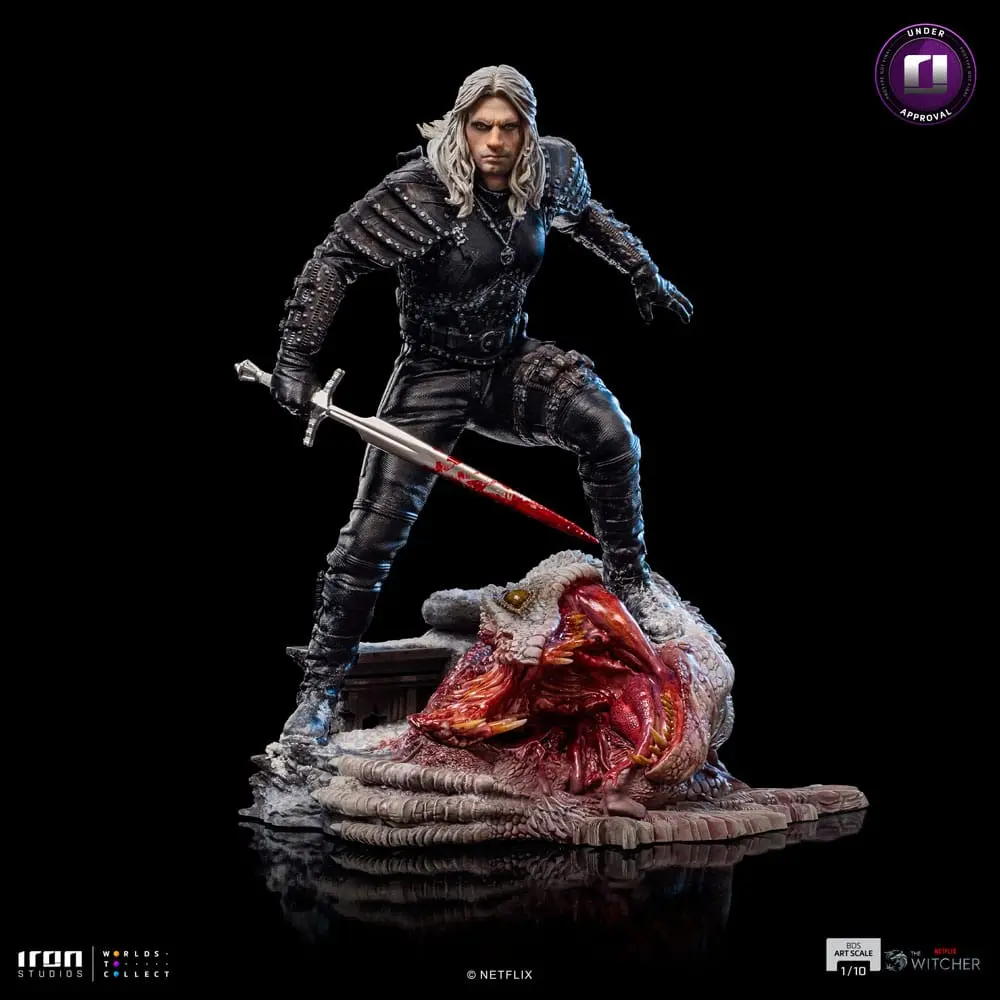 The Witcher BDS Art Scale Statue 1/10 Geralt of Riva 33 cm Socha fotografii produktu