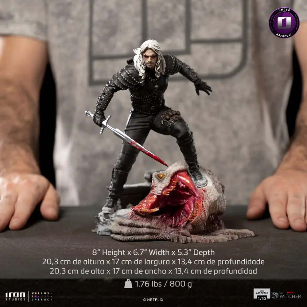 The Witcher BDS Art Scale Statue 1/10 Geralt of Riva 33 cm Socha fotografii produktu