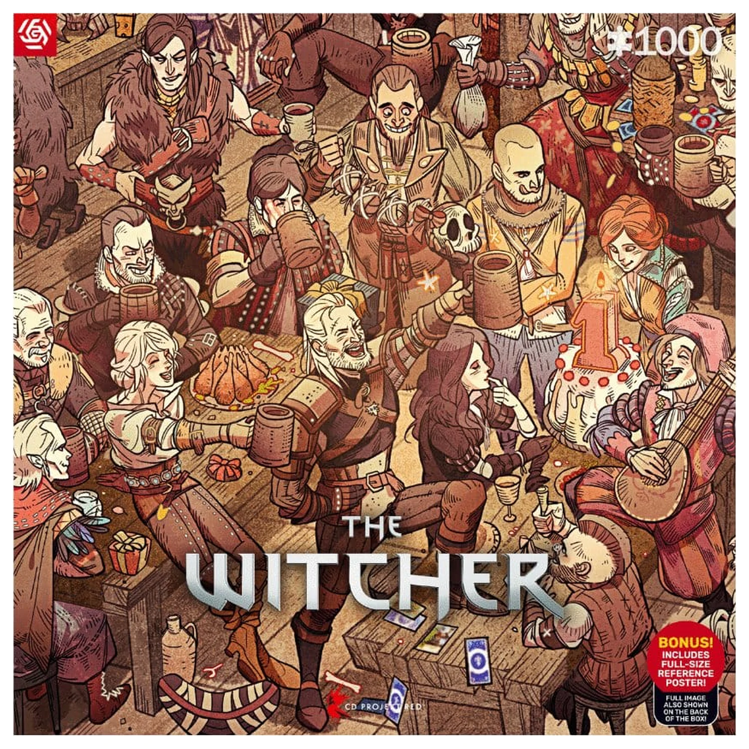 The Witcher Skládačka Narozeniny (1000 kusů) fotografii produktu