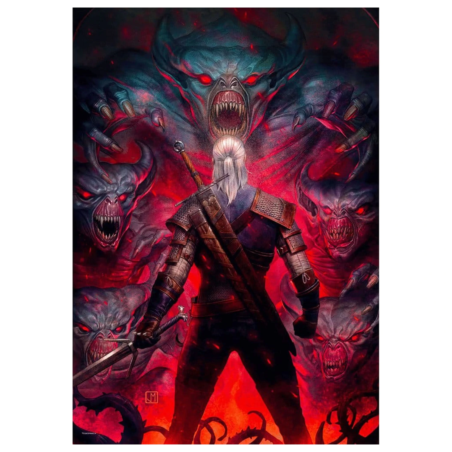 The Witcher Puzzle Corvo Bianco (1000 dílků) fotografii produktu