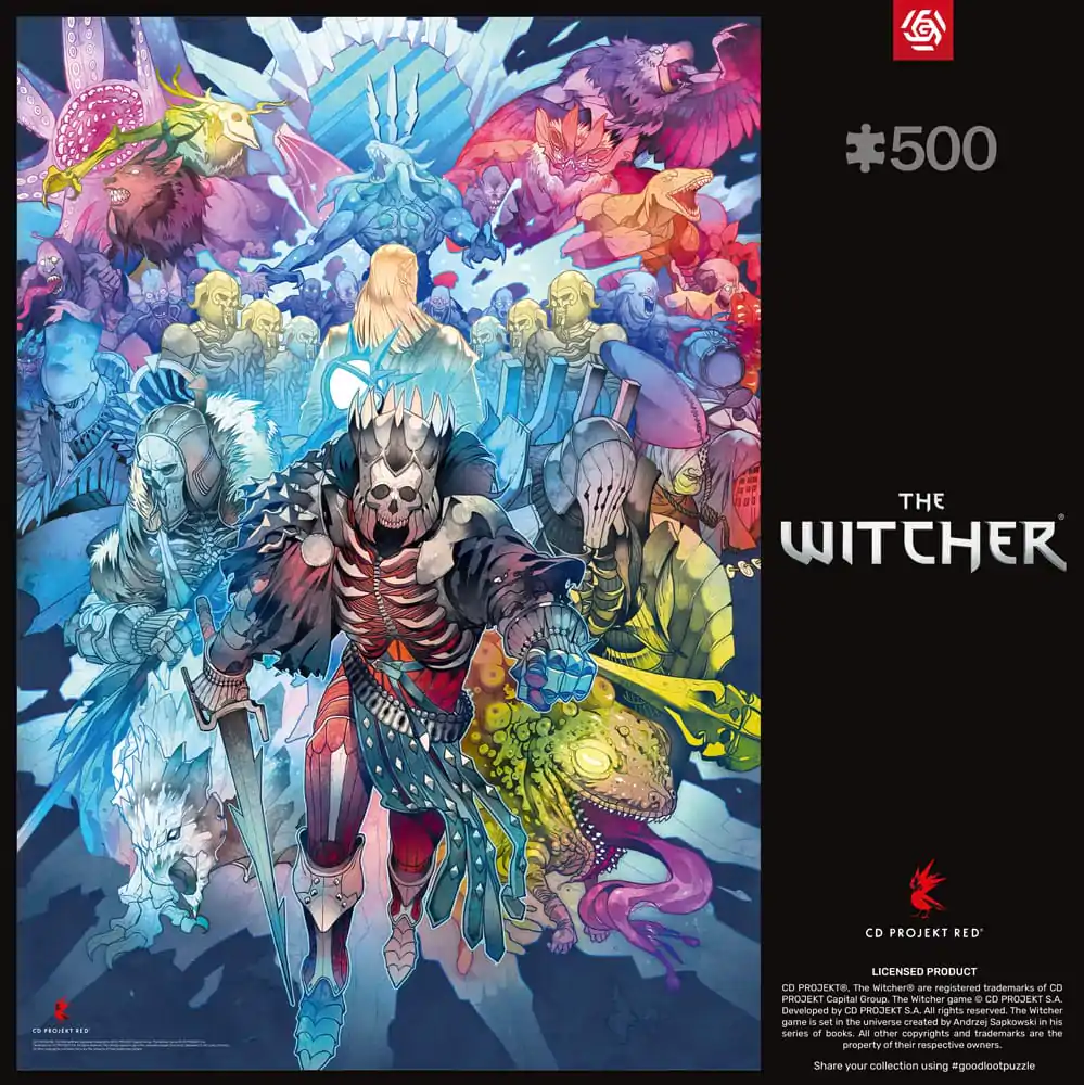 The Witcher Gaming Puzzle Monster Faction (500 dílků) fotografii produktu